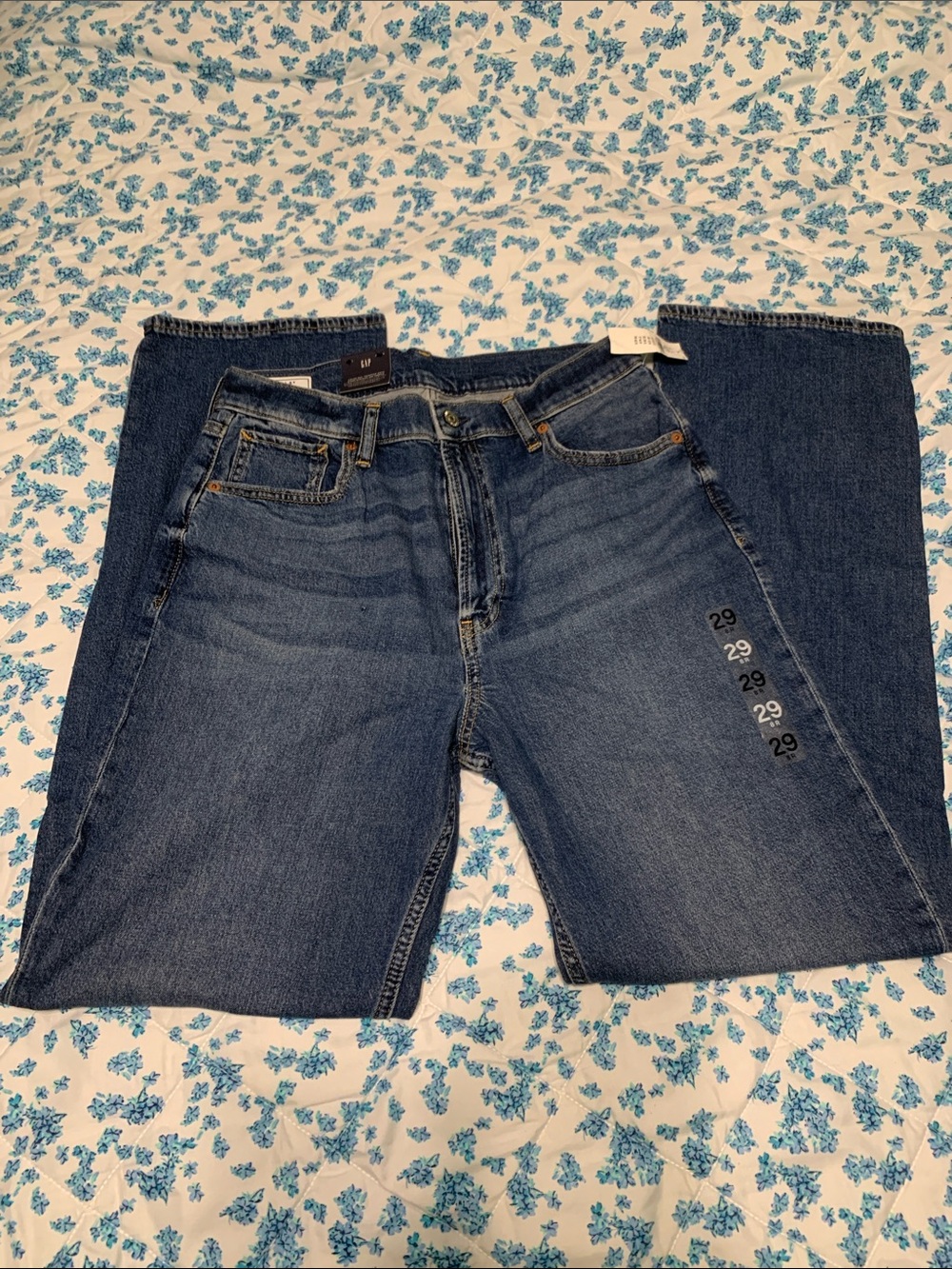 GAP '90s Loose High Rise Jeans - Medium Blue NWT